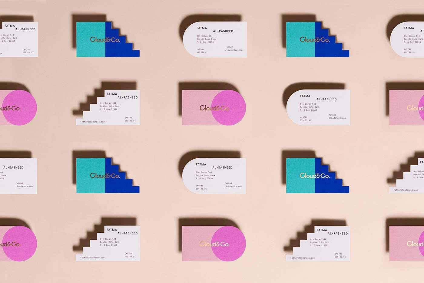 We designed an identity that would differentiate C & Co.