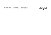 Show Menu Items default- Logo right