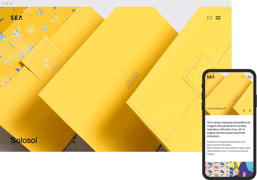 Creative with slider and Masonry Grid