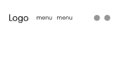 Menu items default layout 2